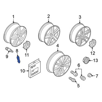 Volkswagen OE - Tire Valve Stem