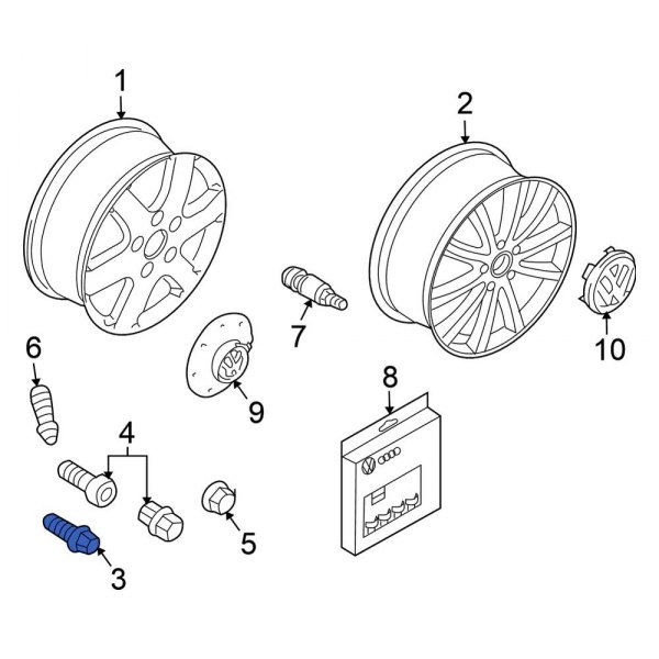 Wheel Lug Bolt