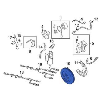 Volkswagen OE - Front Right Disc Brake Rotor