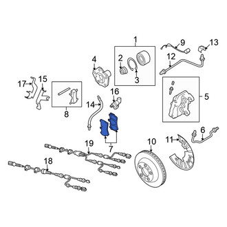 Volkswagen OE - Front Disc Brake Pad Set