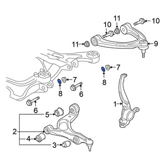 Volkswagen OE - Front Alignment Camber Adjusting Eccentric