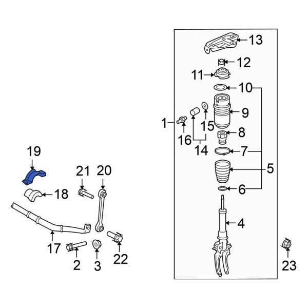 Suspension Stabilizer Bar Bracket