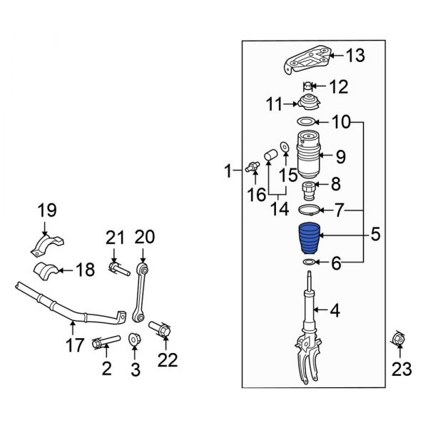 Suspension Shock Absorber Bellows