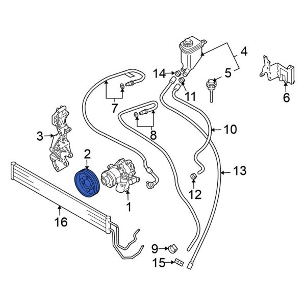 Power Steering Pump Pulley