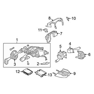 Volkswagen OE - Steering Column - Shroud, Switches & Levers (Base / TDI)