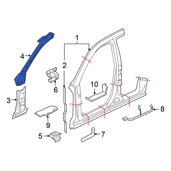 Body A-Pillar Reinforcement