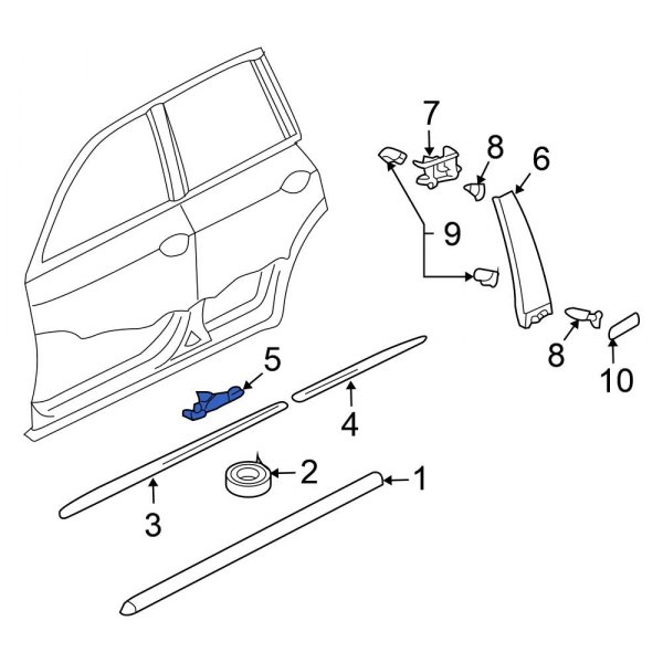 Exterior Molding Clip