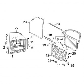 Volkswagen OE - Front Door - Door & Components