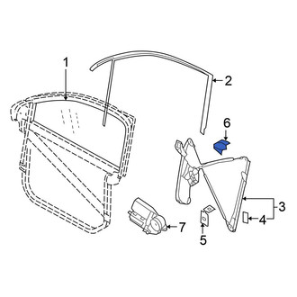 Volkswagen OE - Door Panel Carrier Clip
