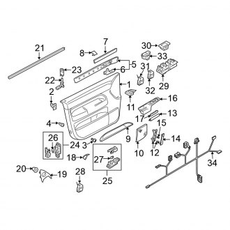 Volkswagen OE - Front Door - Interior Trim