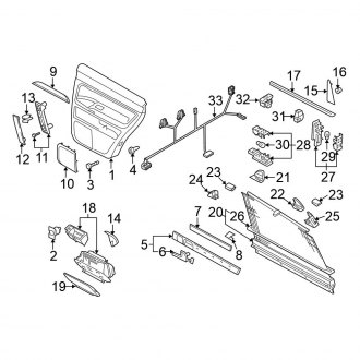 Volkswagen OE - Rear Door - Interior Trim