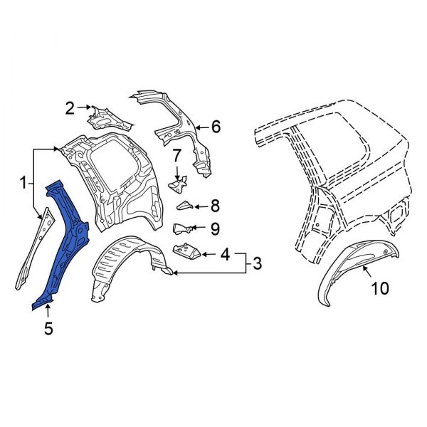 Body C-Pillar Reinforcement