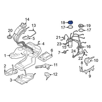 Volkswagen OE - Right Fuel Pump Housing