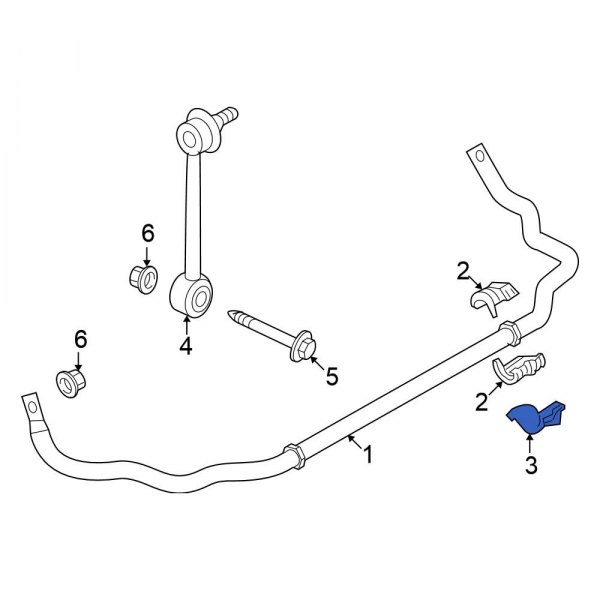 Suspension Stabilizer Bar Bracket