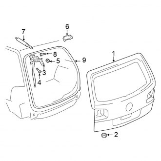 Volkswagen OE - Lift Gate - Gate & Hardware