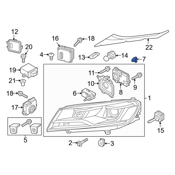 Headlight Bulb Cap