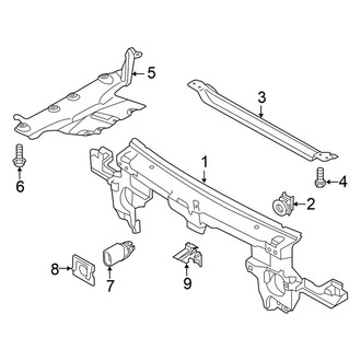 Volkswagen OE - Radiator Support (Diesel / Gas)