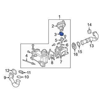 Volkswagen OE - Exhaust Gas Recirculation (EGR) Valve Gasket