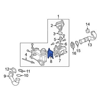 Volkswagen OE - Exhaust Gas Recirculation (EGR) Valve Gasket