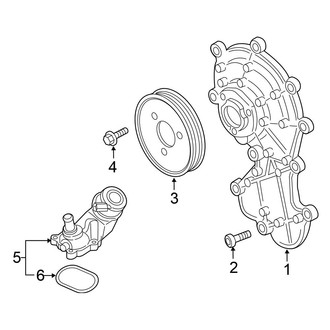 Volkswagen OE - Cooling - Water Pump (TDI Executive / TDI Lux / TDI Sport)