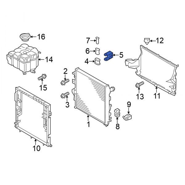 Radiator Mount Bracket