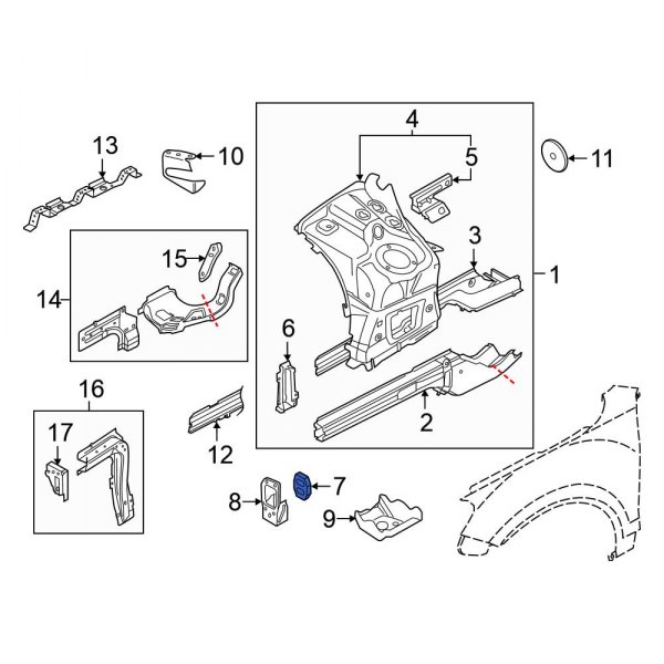 Fender Filler Panel