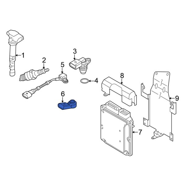 Ignition Knock (Detonation) Sensor