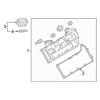 Volkswagen OE - Engine / Transaxle - Valve & Timing Covers (TDI Executive / TDI Lux / TDI Sport)