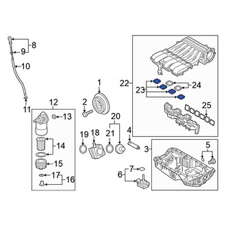 Volkswagen OE - Upper Outer Fuel Injection Plenum Gasket