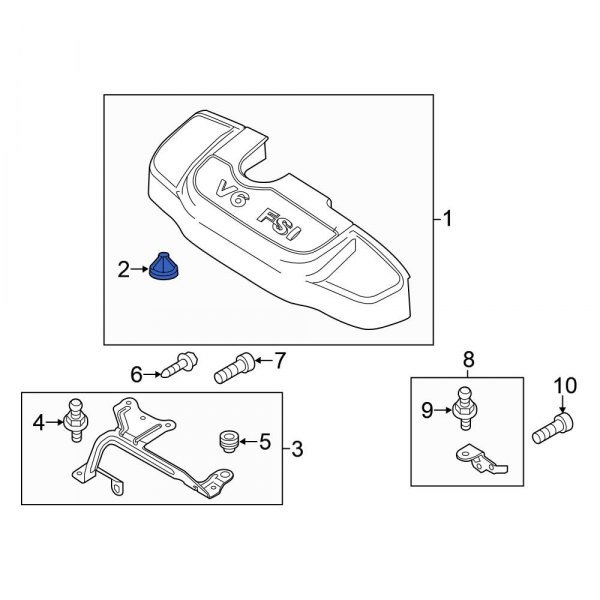 Engine Cover Grommet