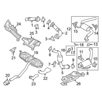 Volkswagen OE - Exhaust System - Exhaust Components (Diesel)