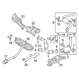 Volkswagen OE - Exhaust System - Exhaust Components (Diesel)