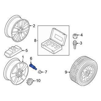 Volkswagen OE - Tire Valve Stem