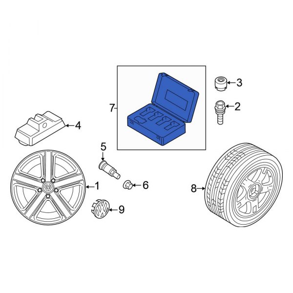 Wheel Lock Set