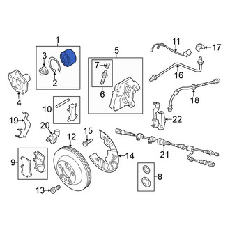Volkswagen OE - Rear Wheel Bearing