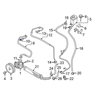 Volkswagen OE - Power Steering Hose O-Ring