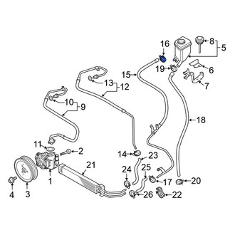 Volkswagen OE - Outer Rack and Pinion Bellows Clamp