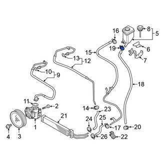 Volkswagen OE - Outer Rack and Pinion Bellows Clamp