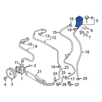 Volkswagen OE - Power Steering Reservoir