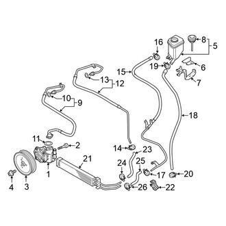 Volkswagen OE - Steering Gear & Linkage - Pump & Hoses