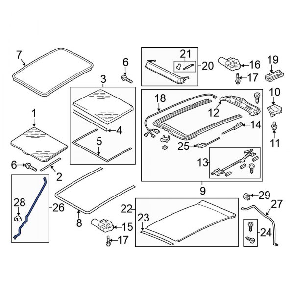 Sunroof Drain Hose