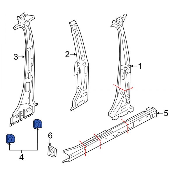 Body B-Pillar Bracket