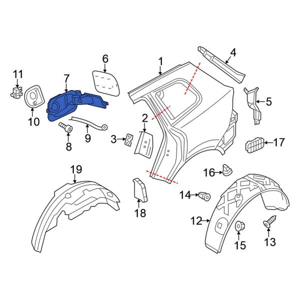 Fuel Door Hinge