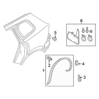 Volkswagen OE - Quarter Panel - Exterior Trim (Diesel / Gas)