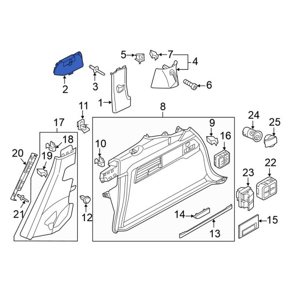 Body C-Pillar Baffle Plate