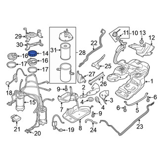 Volkswagen OE - Fuel Tank Lock Ring