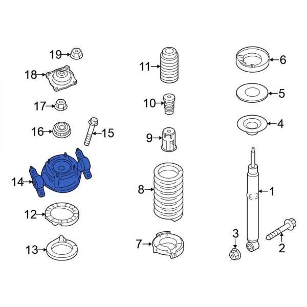 Suspension Shock Absorber Mount