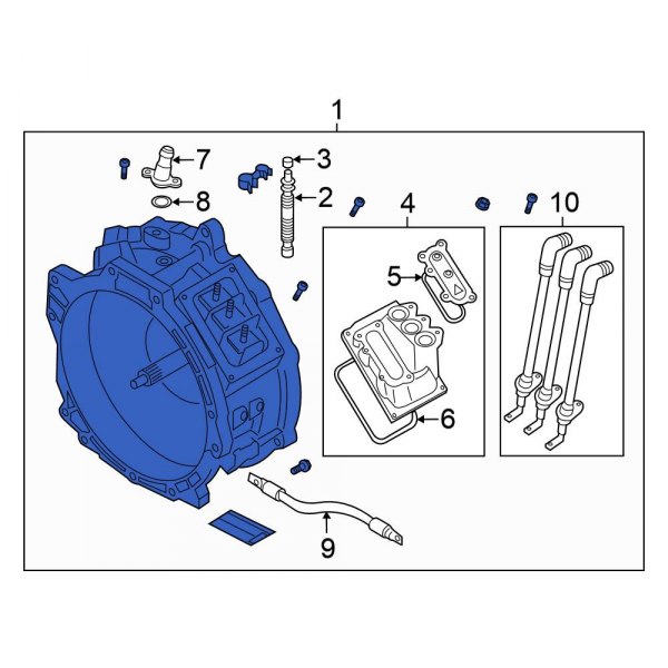 Hybrid Electric Motor and Transmission Assembly