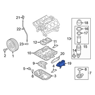 Volkswagen OE - Engine Oil Cooler
