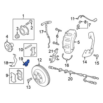 Volkswagen OE - ABS Wheel Speed Sensor